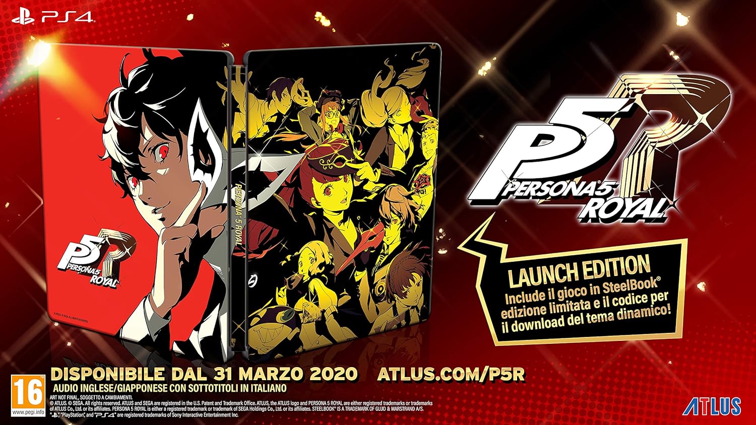 Persona 5 Royal Steelbook PS4 FR Usato Persona 5 Royal Steelbook PS4 FR Usato